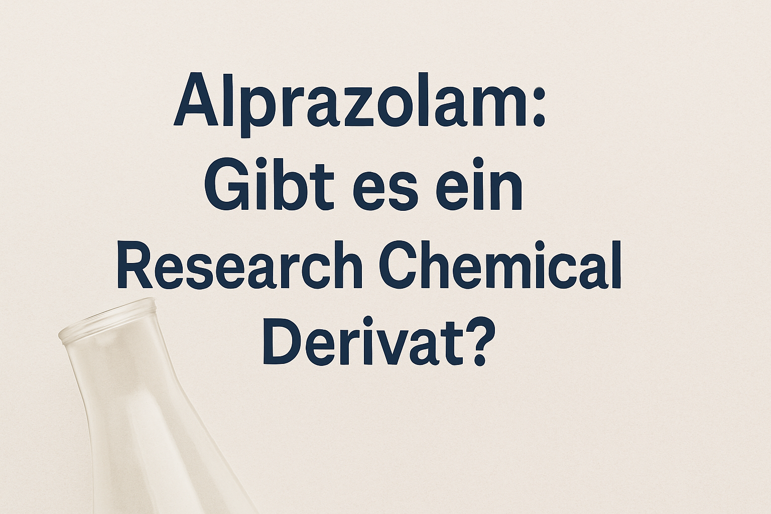 Alpravizafone ist ein legales Alprazolam Derivat in Deutschland. Es gilt als Forschungschemikalie.