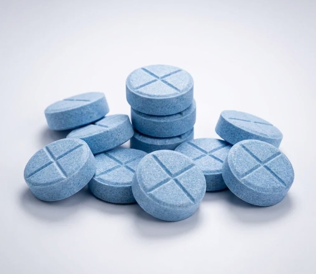 MGM-15 Pellets 1 Hier zu sehen: MGM-15 Pellets in blau mit Bruchstellen, dennoch robuste und qualitative Pellets.